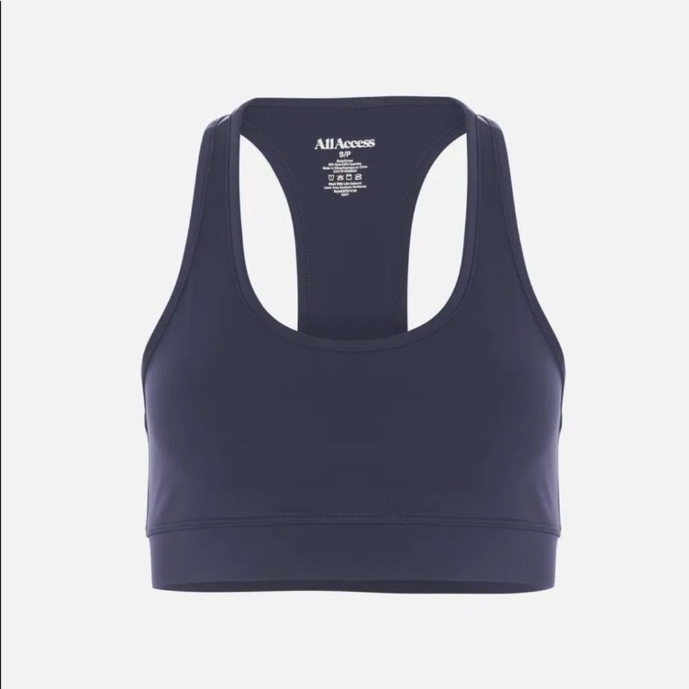 Bandier’s All Access Navy Front Row Exercise Bra - image 6